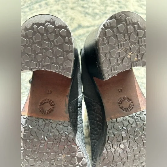 Buttero Women’s Italian Black Leather Ankle Boot size 8 EU 41 - Picture 9 of 15